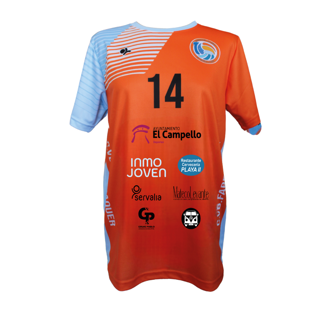 Camiseta juego mujer CV Fabraquer Campello